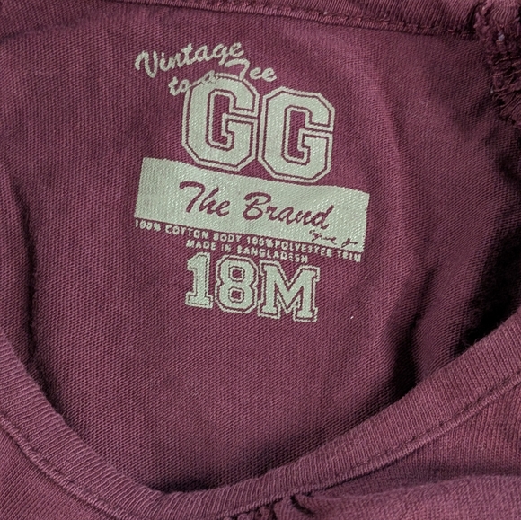 Texas A&M University Toddler Girls Casual Dress in Maroon And White - Picture 4 of 5